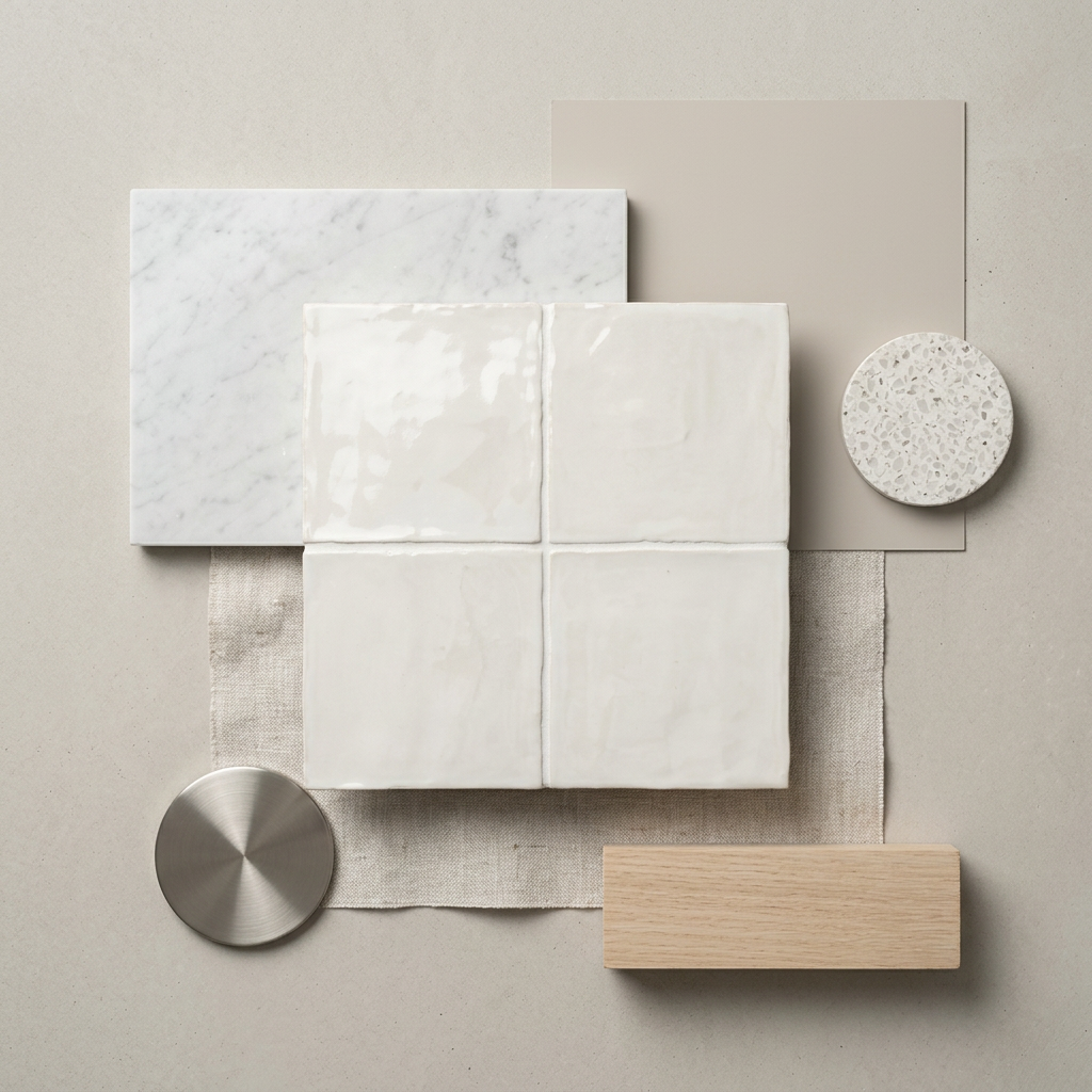 Mindelo Glans Crema 13x13 cm – Materiaalcompositie