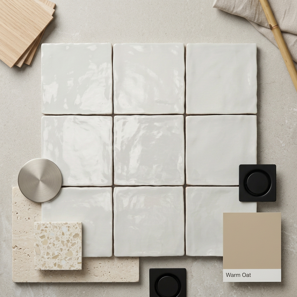 Mindelo Glans Hollandse Mix 10x10 cm – Materiaalcompositie